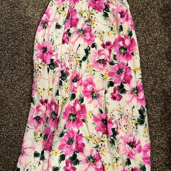 Abercrombie crinkled floral maxi skirt size S - Picture 3 of 4